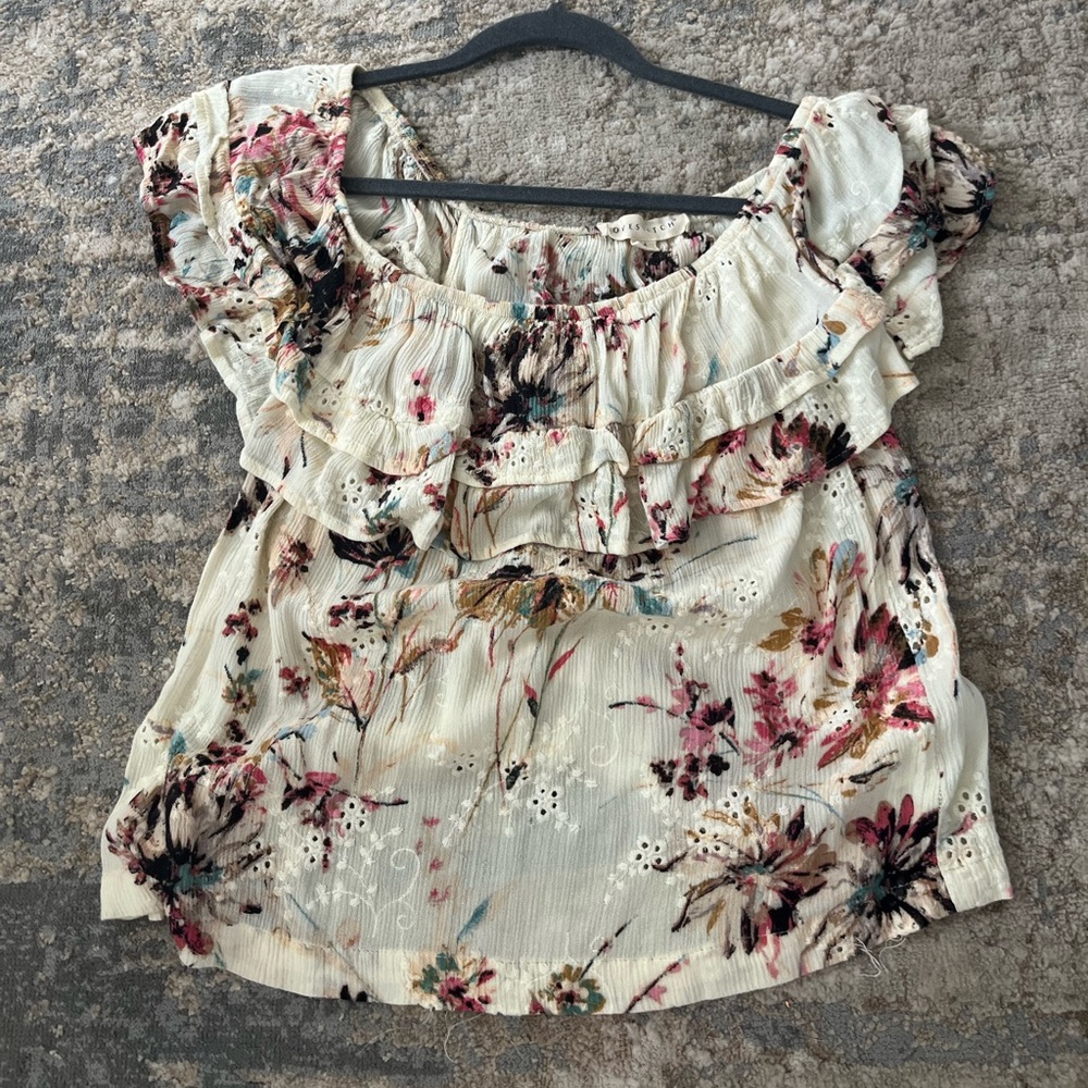 Floral Off the Shoulder top